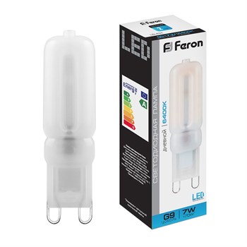 Лампа светодиодная Feron LB-431 G9 7W 6400K - фото 128964