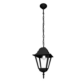 Светильник садово-парковый Feron 4205/PL4205 четырехгранный на цепочке 100W E27 230V, черный - фото 129388