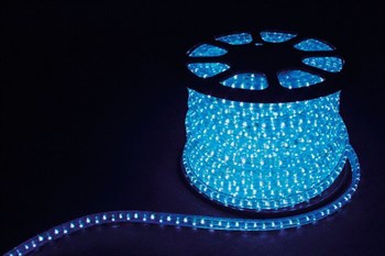 Дюралайт светодиодный Feron LED-R2W 2-х жильный , синий 1,44Вт/м 36LED/м 100м 220V - фото 129744
