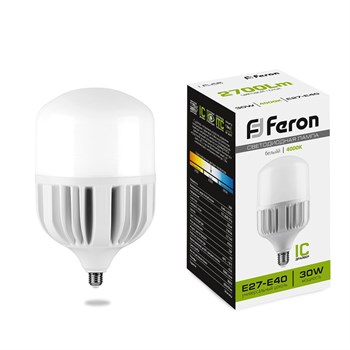 Лампа светодиодная Feron LB-65 E27-E40 30W 175-265V 4000K - фото 130194