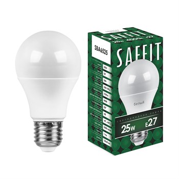 Лампа светодиодная SAFFIT SBA6525 Шар E27 25W 230V 4000K - фото 130290