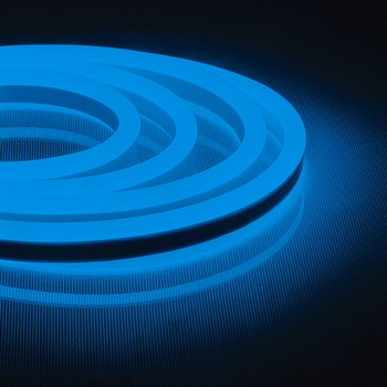 Cветодиодная LED лента Feron LS720 неоновая, 120SMD(2835)/м 9.6Вт/м  50м IP67 220V синий - фото 130585