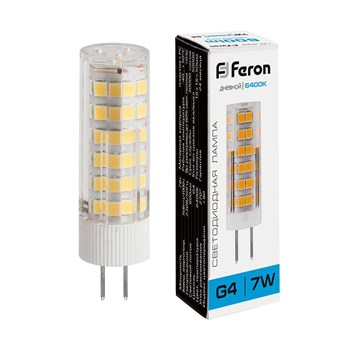Лампа светодиодная Feron LB-433 G4 7W 6400K - фото 130620