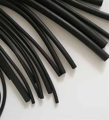 Набор термоусадочных трубок N8 STEKKER HSTGS2, длина 10 см., коэф. усадки 3:1, черный (12шт в упаковке) - фото 132414