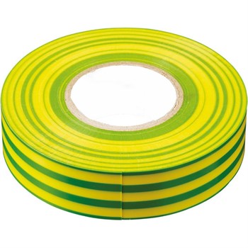 Изоляционная лента STEKKER INTP01319-10 0,13*19 мм, 10 м. желто-зеленая - фото 132541