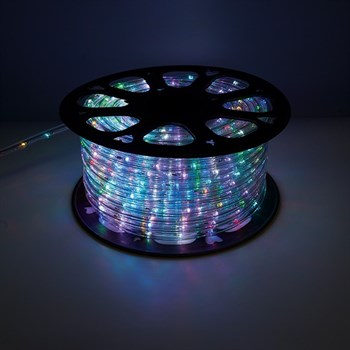 Дюралайт светодиодный Feron LED-R2W 2-х жильный, RGB 1,44Вт/м 24LED/м 50м 230V - фото 132904