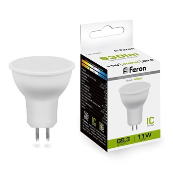 Лампа светодиодная Feron LB-760 MR16 G5.3 11W 175-265V 4000K - фото 135204