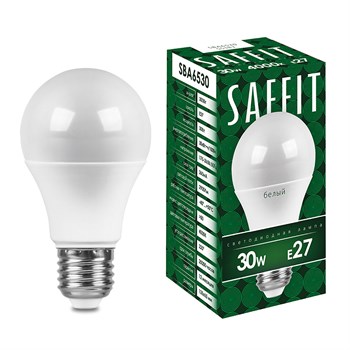 Лампа светодиодная SAFFIT SBA6530 Шар E27 30W 230V 6400K - фото 135497