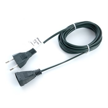 Сетевой шнур для гирлянд 5м, 2*0,5мм2, IP20, темно-зеленый, DM305 - фото 135737