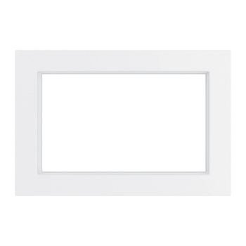 Рамка 2-местная (без перемычки), стекло, STEKKER, GFR00-7012-01, серия Катрин, белый - фото 136237