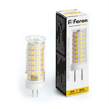 Лампа светодиодная Feron LB-434 G4 9W 175-265V 2700K - фото 136475