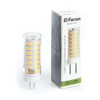 Лампа светодиодная Feron LB-434 G4 9W 175-265V 4000K - фото 136477