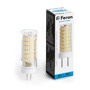Лампа светодиодная Feron LB-434 G4 9W 175-265V 6400K - фото 136544