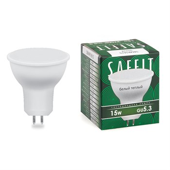Лампа светодиодная SAFFIT SBMR1615 MR16 GU5.3 15W 230V 2700K - фото 136633