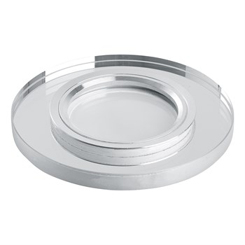 Светильник встраиваемый с белой LED подсветкой Feron CD8160 потолочный MR16 G5.3 белый - фото 137435