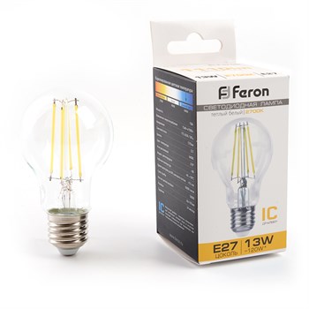 Лампа светодиодная Feron LB-613 Шар E27 13W 175-265V 2700K - фото 138142