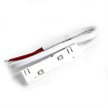 Соединитель-коннектор для низковольтного шинопровода, белый, LD3000 - фото 138849