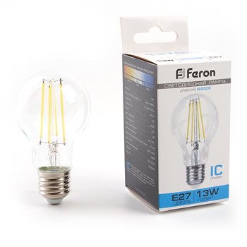 Лампа светодиодная Feron LB-613 Шар E27 13W 175-265V 6400K - фото 139300