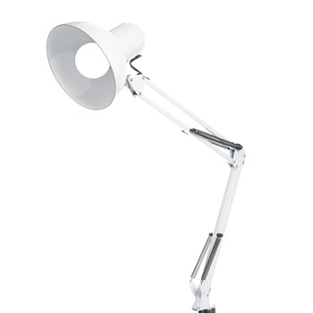Светильник под лампу Feron DE1430 60W, 230V, патрон E27 на струбцине, белый - фото 142480