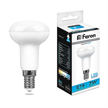 Лампа светодиодная Feron LB-450 E14 7W 175-265V 6400K - фото 142587