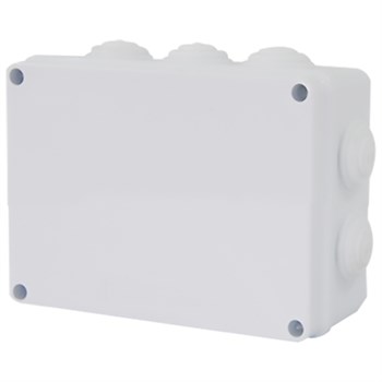 Коробка разветвительная STEKKER EBX30-03-65, 150*110*70 мм, 10 мембранных вводов, IP65, светло-серая - фото 142658