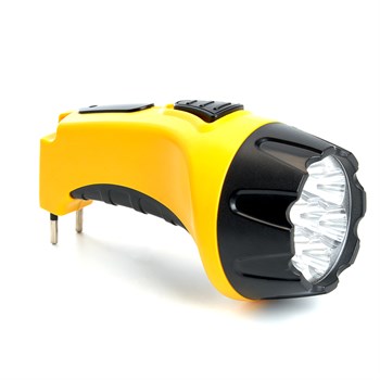 Фонарь аккумуляторный, 4 LED DC (свинцово-кислотная батарея), желтый, TH2293 (TH93A) - фото 142941