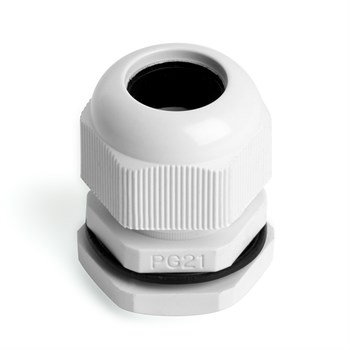 Сальник PG21 диаметр проводника 13-18 мм STEKKER, IP54, серый (DIY упаковка 2 шт) - фото 146165