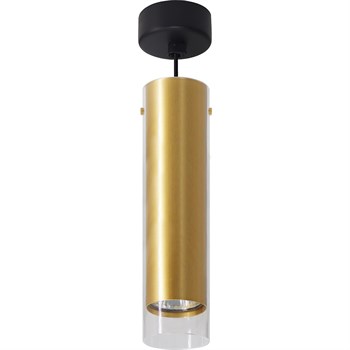 Светильник потолочный Feron ML1898 Barrel LUMINA levitation на подвесе MR16 35W 230V, золото, черный, 55*200 - фото 146772