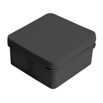 Коробка разветвительная 2х компонентная HF EBX40-38-67 100*100*50мм,8 вводов,IP67,черная(GE42455-05) - фото 147508