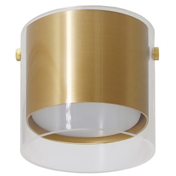 Светильник потолочный Feron HL389 Barrel LUMINA GX53 12W 230V, золото - фото 148149