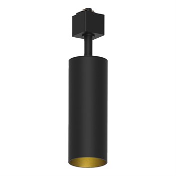 Светильник Feron AL155 трековый однофазный на шинопровод под лампу GU10, черный-золото - фото 148822