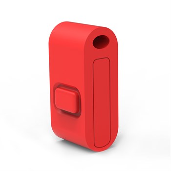 Выключатель беспроводной FERON TM85 SMART одноклавишный  soft-touch, красный - фото 151633