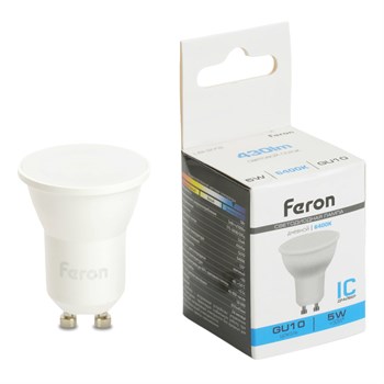 Лампа светодиодная Feron LB-272 MR11 GU10 5W 175-265V 6400K - фото 158838