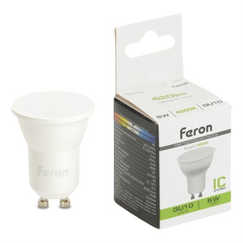 Лампа светодиодная Feron LB-272 MR11 GU10 5W 175-265V 4000K - фото 158850