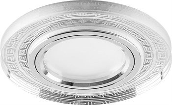 Светильник встраиваемый с LED подсветкой Feron CD960 потолочный MR16 G5.3 прозрачный - фото 164800