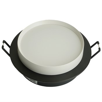 Светильник встраиваемый Feron DL507 потолочный GX53 черный + белый круг 51352 - фото 167227