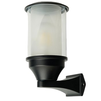 Светильник садово-парковый Feron DH1401, на стену вверх,E27 220-240V, черный 51736 - фото 167769