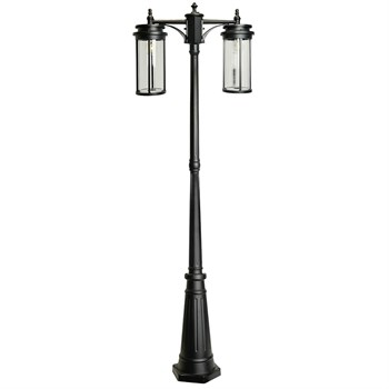 Светильник садово-парковый Feron PL788 столб 2*40W 220-240V E27, черный 51841 - фото 167800