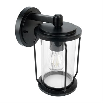 Светильник садово-парковый Feron PL791  на стену вниз 40W 220-240V E27, черный 51965 - фото 167970