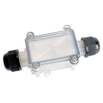 Коробка распределительная  LD536 водонепроницаемая на 2 выхода, 450V, 115х53х36, прозрачный 50128 - фото 168187