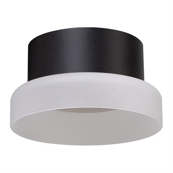 Светильник потолочный Feron HL460 Barrel OPAL 12W, 230V, GX53, черный 51683 - фото 168230