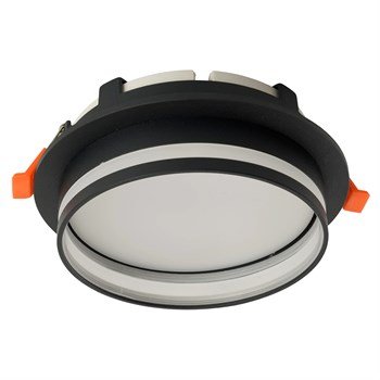 Светильник встраиваемый Feron DL702 LUNA потолочный GX70 черный круг 51098 - фото 168424