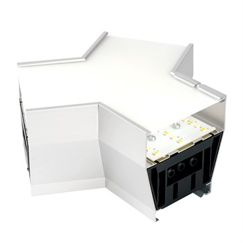 Светильник коннектор Feron AL4036Y 5W 550Lm 3000К-4000К-6400K, Y-образный, с ручным переключением режимов, серебро, 148*128*70мм возмож. соедин. в линию, серия RetailRay 51873 - фото 168540