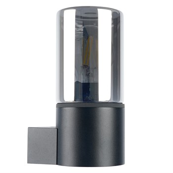 Светильник садово-парковый Feron DH1801, на стену вверх, E27 230V, черный 51992 - фото 168797