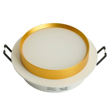 Светильник встраиваемый Feron DL507 потолочный GX53 белый + золото круг 51354 - фото 168889