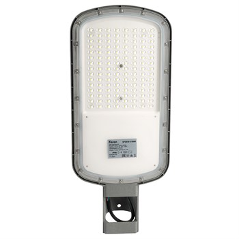 Светодиодный уличный консольный светильник Feron SP3070 100W 5000K AC90-300V, серый 51800 - фото 169272