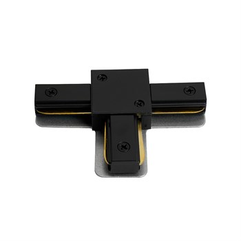 Коннектор Т-образный однофазный  для шинопровода , черный, LD1019 51896 - фото 169401