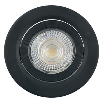 Светодиодный светильник Feron.ONE AL540 встраиваемый 7W 4000K черный "круг" 52050 - фото 169425