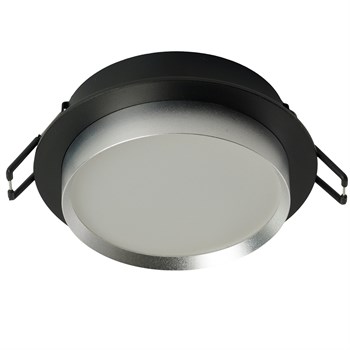 Светильник встраиваемый Feron DL507 потолочный GX53 черный + серебро круг 51355 - фото 169464