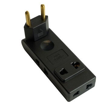 Разветвитель сетевой 4-местный б/з STEKKER ADP10-24-22, 250В, 10A, черный 50070 - фото 169544